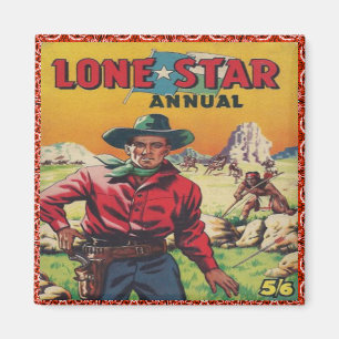 Western vintageCowboy Magnet