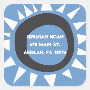 Western Wall Israel ReturnAddress Sticker-försegli Fyrkantigt Klistermärke