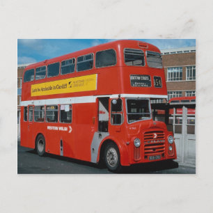 Western Welsh Leyland decker i National buss lever Vykort