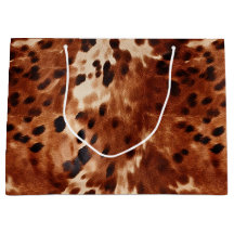 Western White Brown Black Cowhide