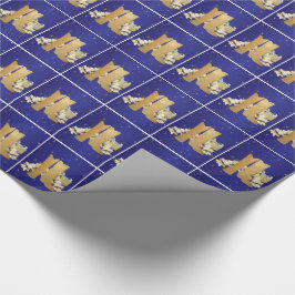 Western Wrap från Cowboy Boots och Poinsettias Hel Presentpapper