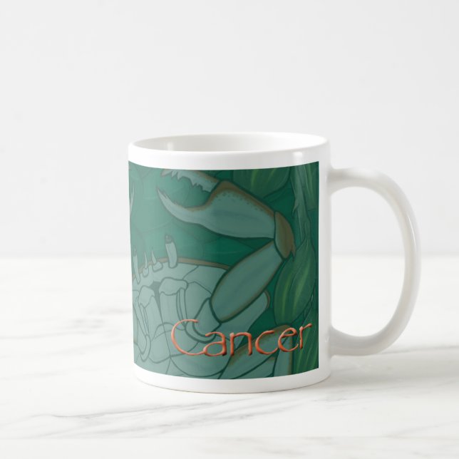 Western Zodiac - cancer Kaffemugg (Höger)