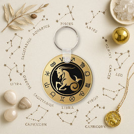 Western Zodiac - Capricorn Nyckelring