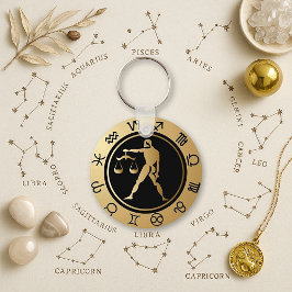 Western Zodiac - Libra Nyckelring