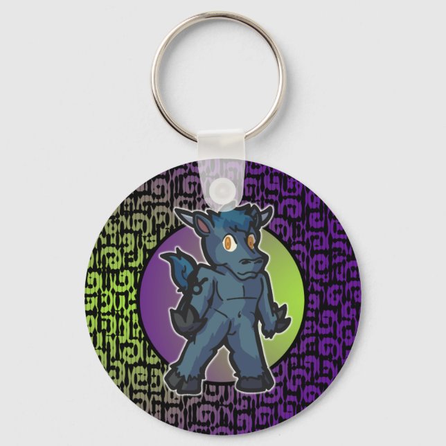 Western zodiac - Taurus-nyckelkedja Nyckelring (Framsida)