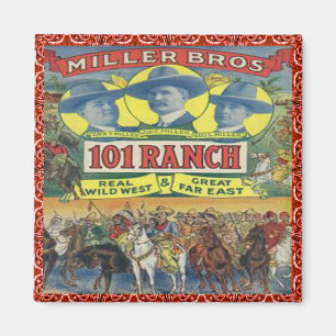 Westerna 101 ranchCowboys Magnet