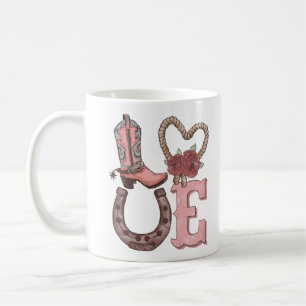 Westerna Alla hjärtans dag Kärlek Kaffemugg