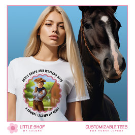 Westerna Anpassadet Cowboy Ranch T Shirt