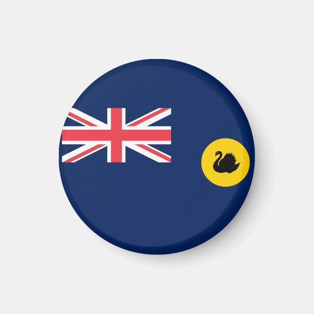 Westerna Australien Flagga Magnet (Framsidan)