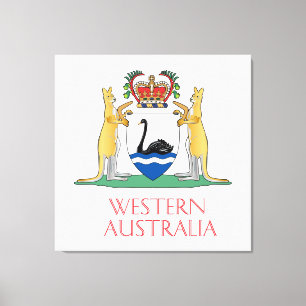 Westerna Australien jackar arm Canvastryck