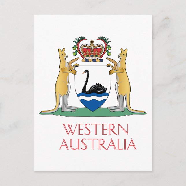 Westerna Australien jackar arm Vykort (Framsida)