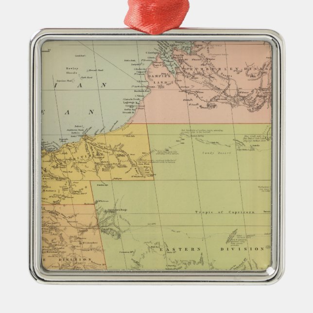 Westerna Australien Julgransprydnad Metall (Framsidan)