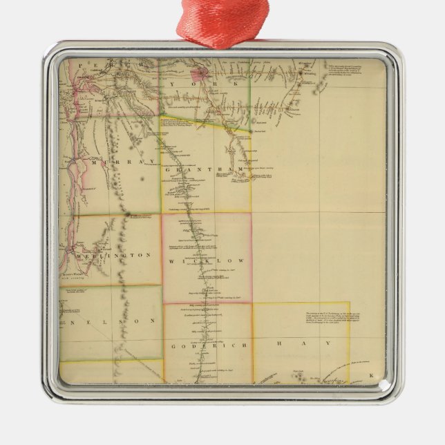 Westerna Australien Julgransprydnad Metall (Framsidan)