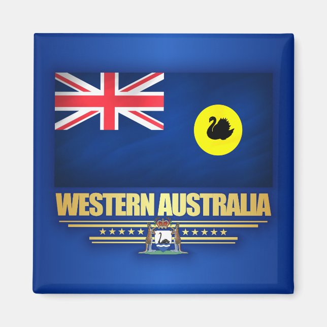 Westerna Australien Magnet (Framsidan)