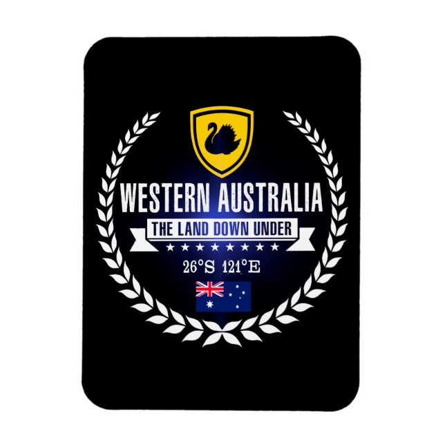 Westerna Australien Magnet (Vertikal)