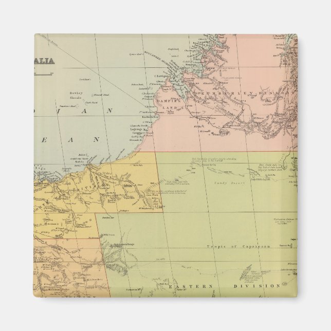 Westerna Australien Magnet (Framsidan)