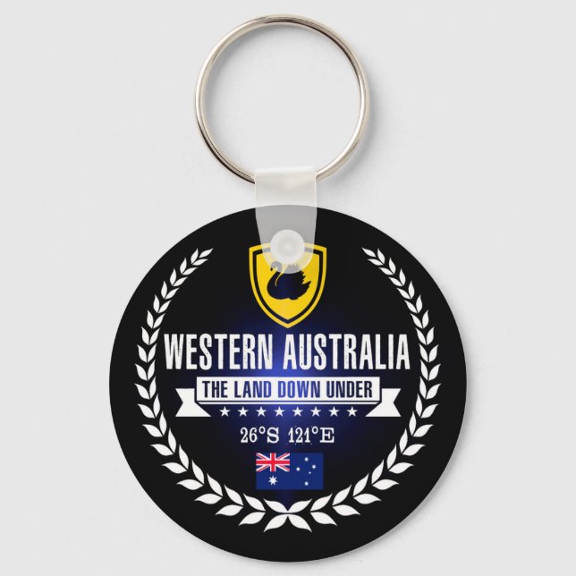 Westerna Australien Nyckelring (Framsida)