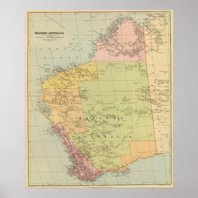 Westerna Australien Poster (Framsidan)