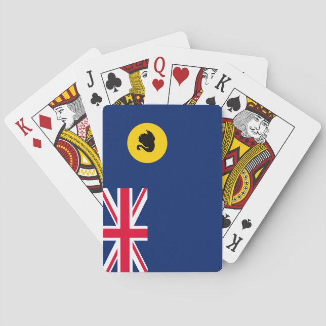 Westerna Australiens flagga Casinokort (Baksidan)