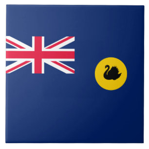 Westerna Australiens flagga Kakelplatta