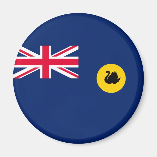 Westerna Australiens flagga Magnet (Framsidan)