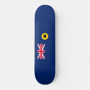 Westerna Australiens flagga Mini Skateboard Bräda 18,5 Cm