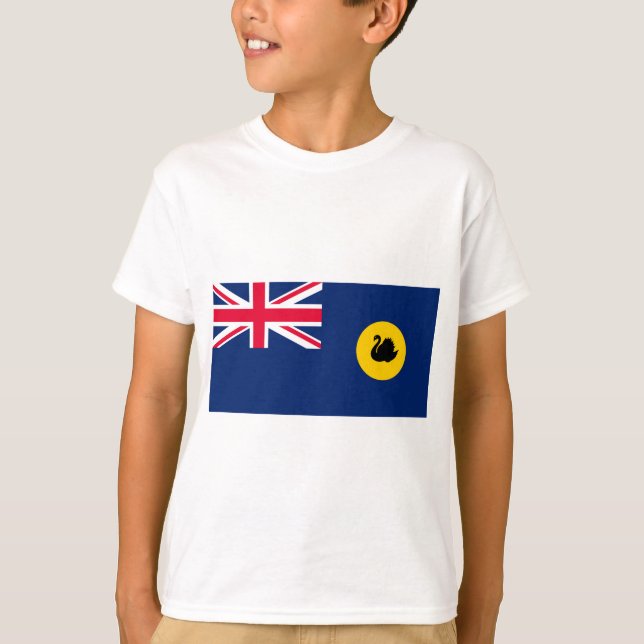 Westerna Australiens flagga T Shirt (Framsida)