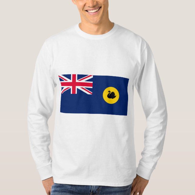 Westerna Australiens flagga T Shirt (Framsida)