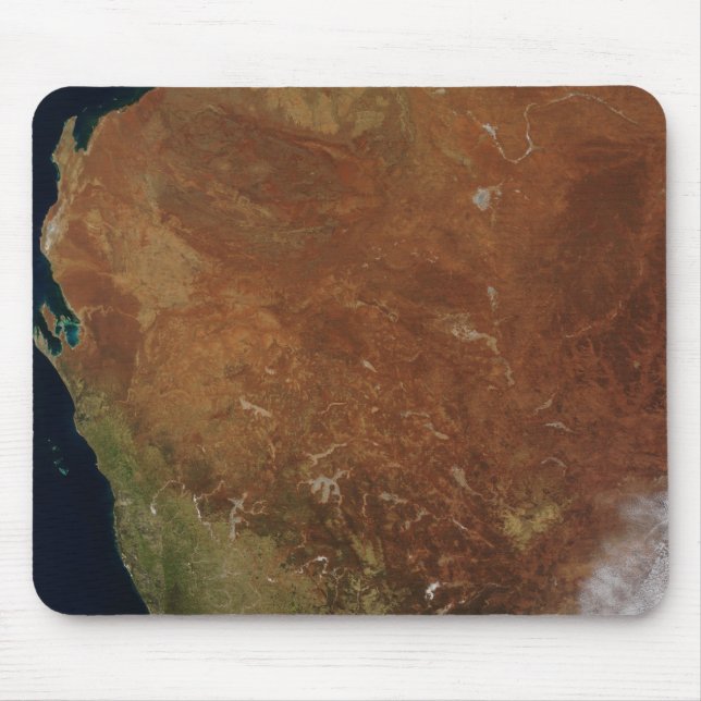 Westerna Australiens satellitvy Musmatta (Framsidan)