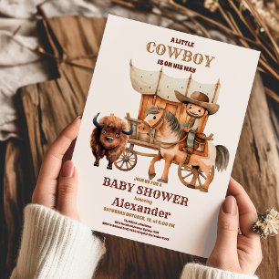 Westerna barnskor för Cowboy Inbjudningar
