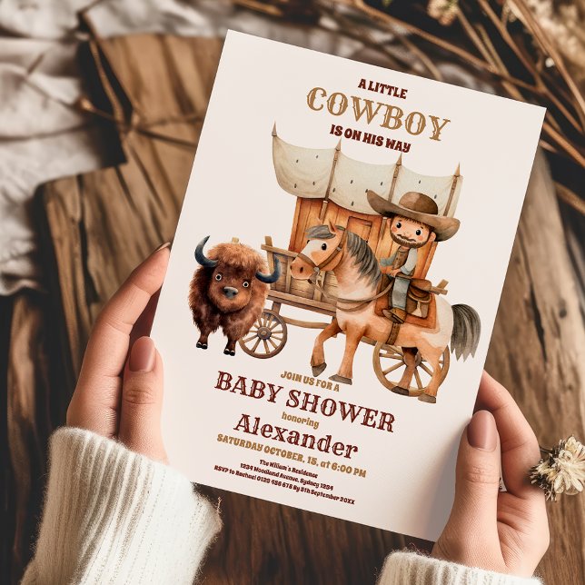 Westerna barnskor för Cowboy Inbjudningar (Skapare uppladdad)