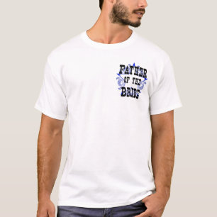 Westerna blå Far, Bride sheriff T-Shirt
