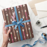Westerna Boho Arrows Desert Cowgirl Mönster Presentpapper<br><div class="desc">Westerna Boho Arrows Desert Cowgirl Mönster Wrapping Papper Gift Wrap har bho-pilar. Perfekt för presentemballering för födelsedag,  jul och firande. Skapat av Evco Studio www.zazzle.com/store/evcostudio</div>