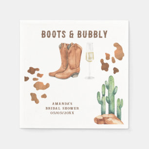 Westerna Boots & Bubly-Möhippa Pappersservett