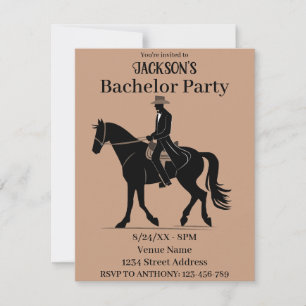 Westerna Bröllop Bachelor Party Inbjudningar
