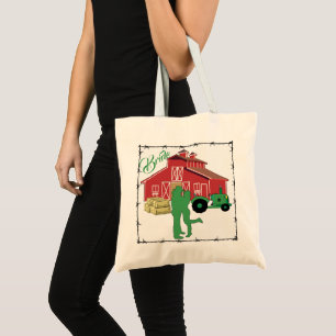 Westerna bröllop Cowboy Boots Bouquet Tote Bag Tygkasse