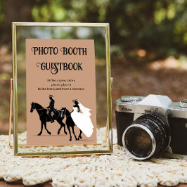Westerna Bröllop Fototryck