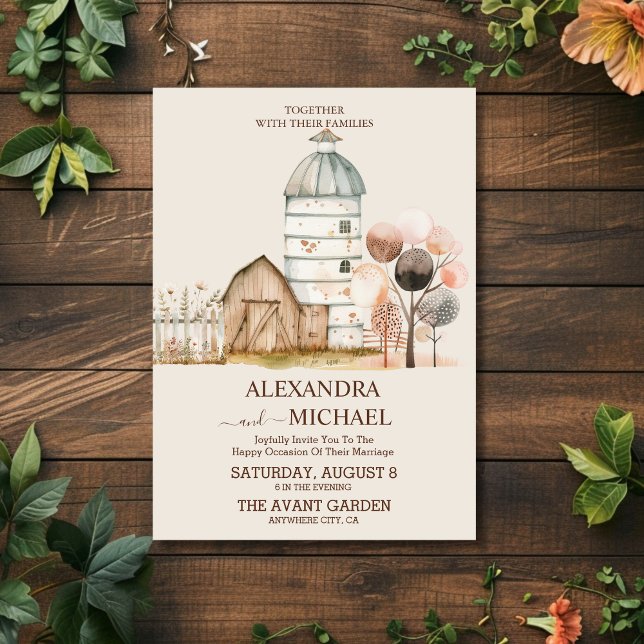 Westerna Bröllop Inbjudningar (Skapare uppladdad)