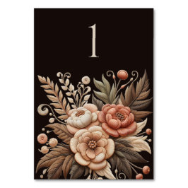 Westerna Bröllopsbuketterna land Bordsnummer