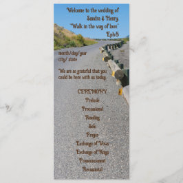 Westerna Bröllopsprogrammet land Solros Program