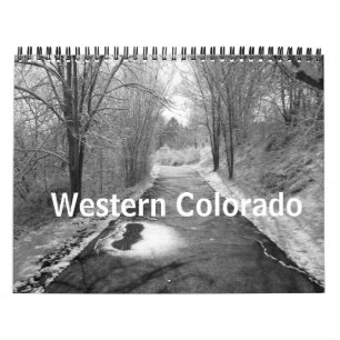 Westerna Colorado i svartvitt Kalender