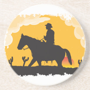 Westerna Cowboy Cowgirl Horse Barn Rodeo Underlägg