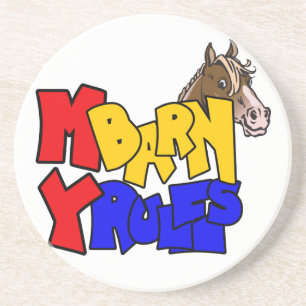 Westerna Cowboy Cowgirl Horse Barn Rodeo Underlägg