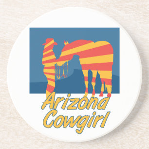 Westerna Cowboy Cowgirl Horse Barn Rodeo Underlägg Sandsten