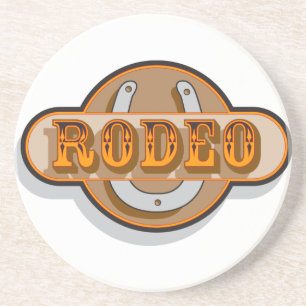 Westerna Cowboy Cowgirl Horse Barn Rodeo Underlägg Sandsten