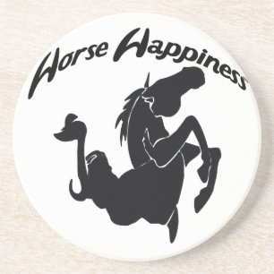 Westerna Cowboy Cowgirl Horse Barn Rodeo Underlägg Sandsten
