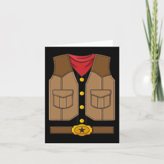 Westerna Cowboy Halloween Boys Kids Kort