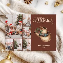 Westerna Cowboy Hat jul 6 - foto Julkort