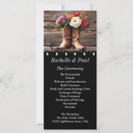 Westerna CowboyBoots Blommigt Elegant Mason Burk