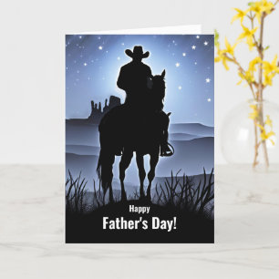 Westerna Cowboyen fars dag Land Kort